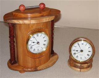 Two clocks by Bernard Slingsby
